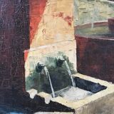 Painting Provencal village