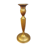 Antique brass candle holder