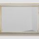 Hollywood Regency Metal Mirror by Deknudt, Belgium 20th Century