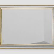 Hollywood Regency Metal Mirror by Deknudt, Belgium 20th Century
