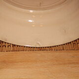 Old dessert plate in earthenware
