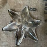 Antique vintage Baccarat crystal bowl in the shape of a star