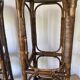 Vintage rattan bar stools or plant holder