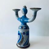 Mexican ceramic candle holder