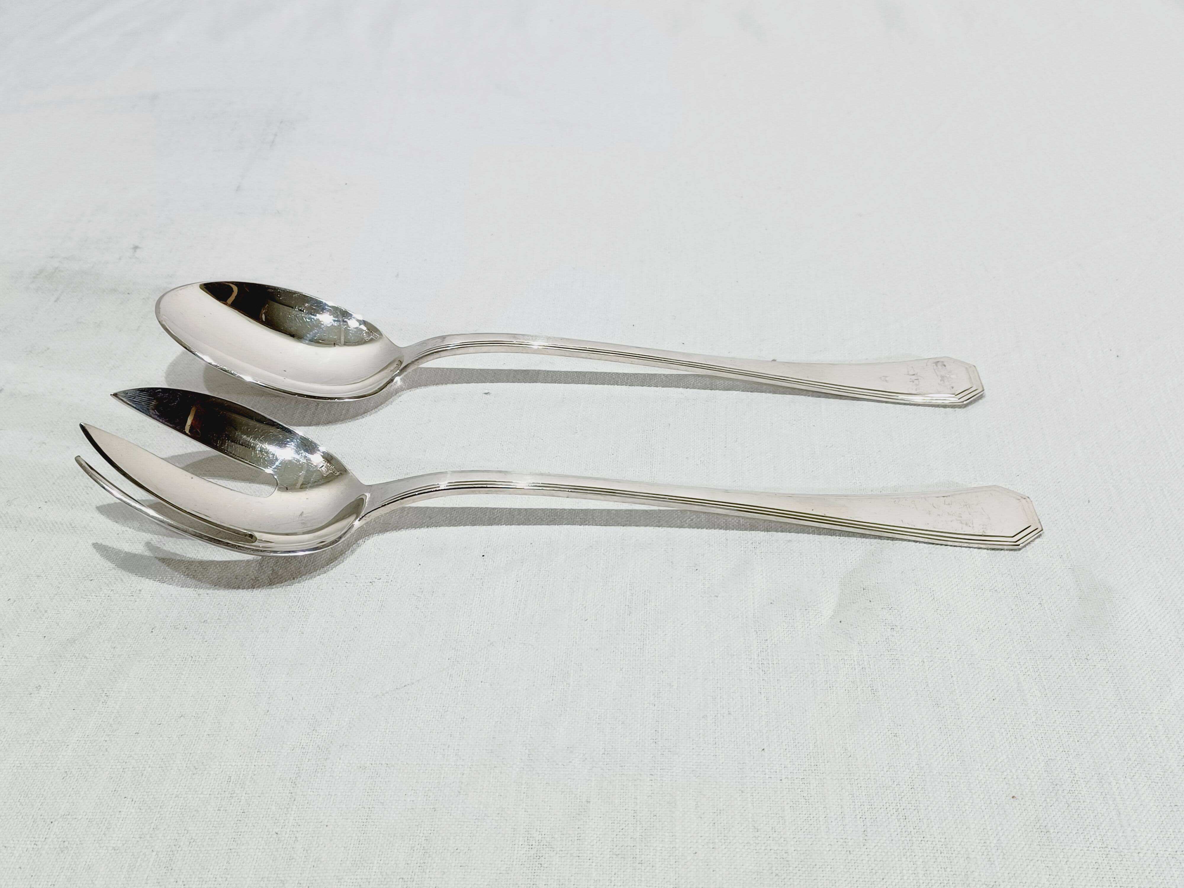 Christofle – Salad cutlery model America