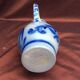 Old sandstone pitcher signed cobalt color and light gray dimension: height -22.5 cm- width -18.5