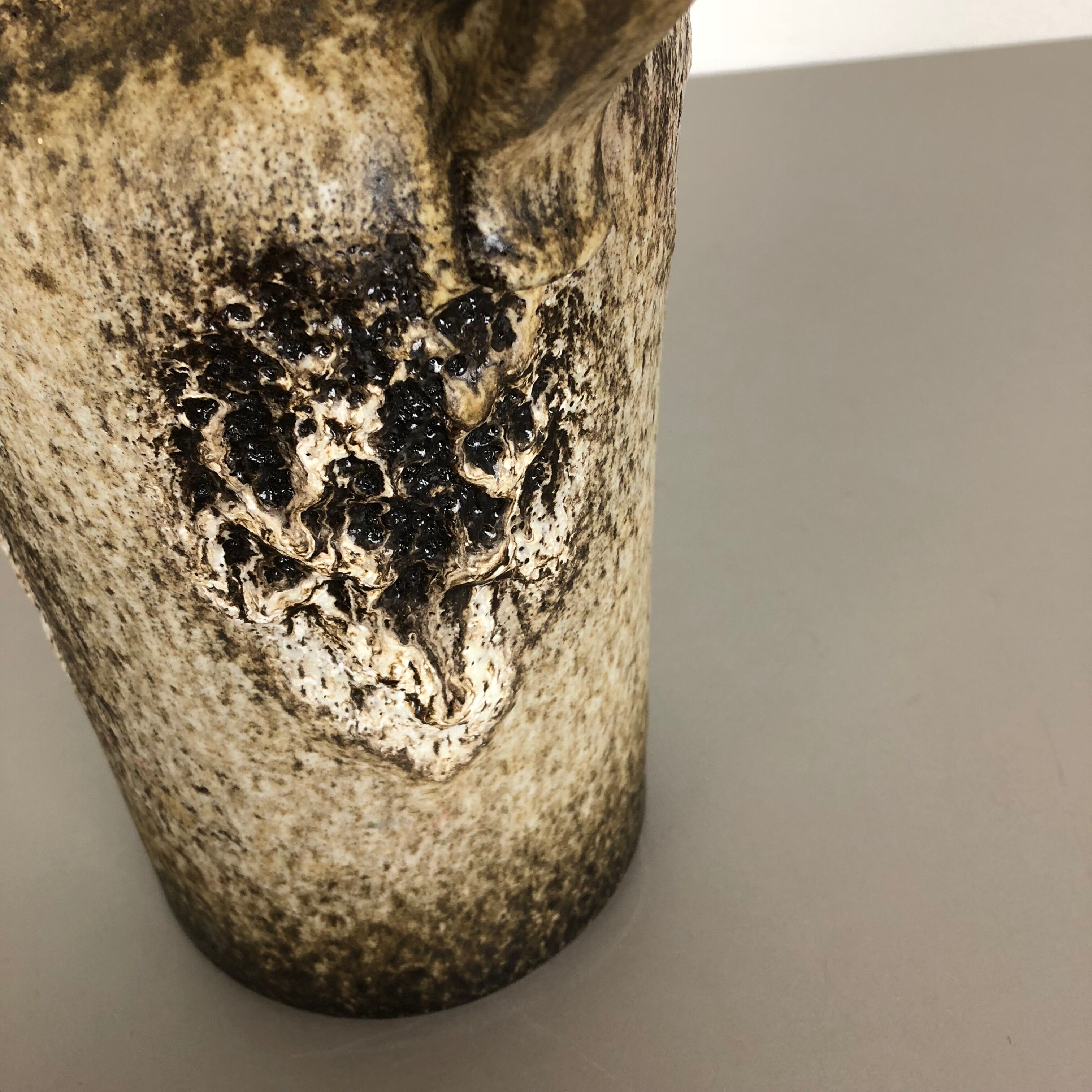 Large Multi-Color Vase Fat Lava "407-35" Vase by Scheurich, Germany, 1970s