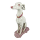 Large Sitting Greyhound Statue in Concrete / Cement - Garden Decoration or
