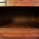 Art Deco bedside table in wood and marble