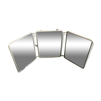 Triptych barber mirror