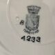 11 dessert plates Saint Amand Terre de Fer, 1930