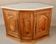 19th century walnut corner cupboard with Carrara marble top