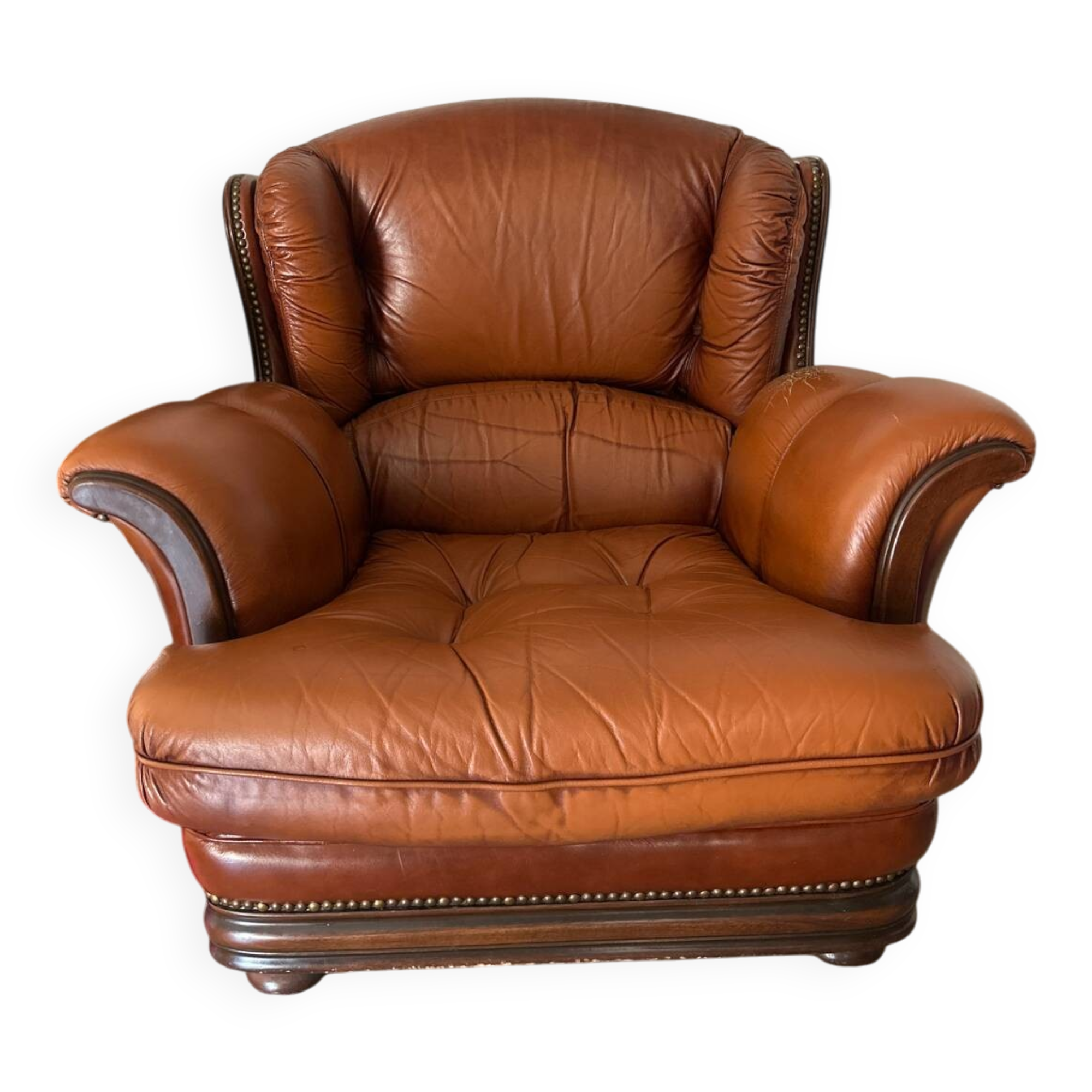 Fauteuil en cuir