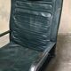 LOOP office chair – Pierluigi Molinari, 1992 – dark green leather