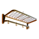 Coat rack like train luggage rack l=64cm