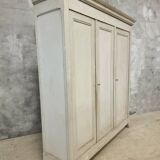 Armoire penderie ancienne armoire murale française XXL gris 230x212 cm