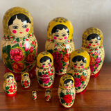 Russian dolls 10 pieces