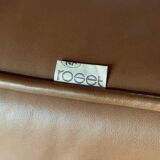 2-seater leather canapé by Ligne Roset, model Anais, vintage 1980s.