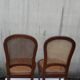 Lot  de 2 chaises style louis XVI