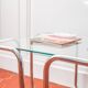 Chrome and glass coffee table by Ezio Didone, Italy, 1970s
