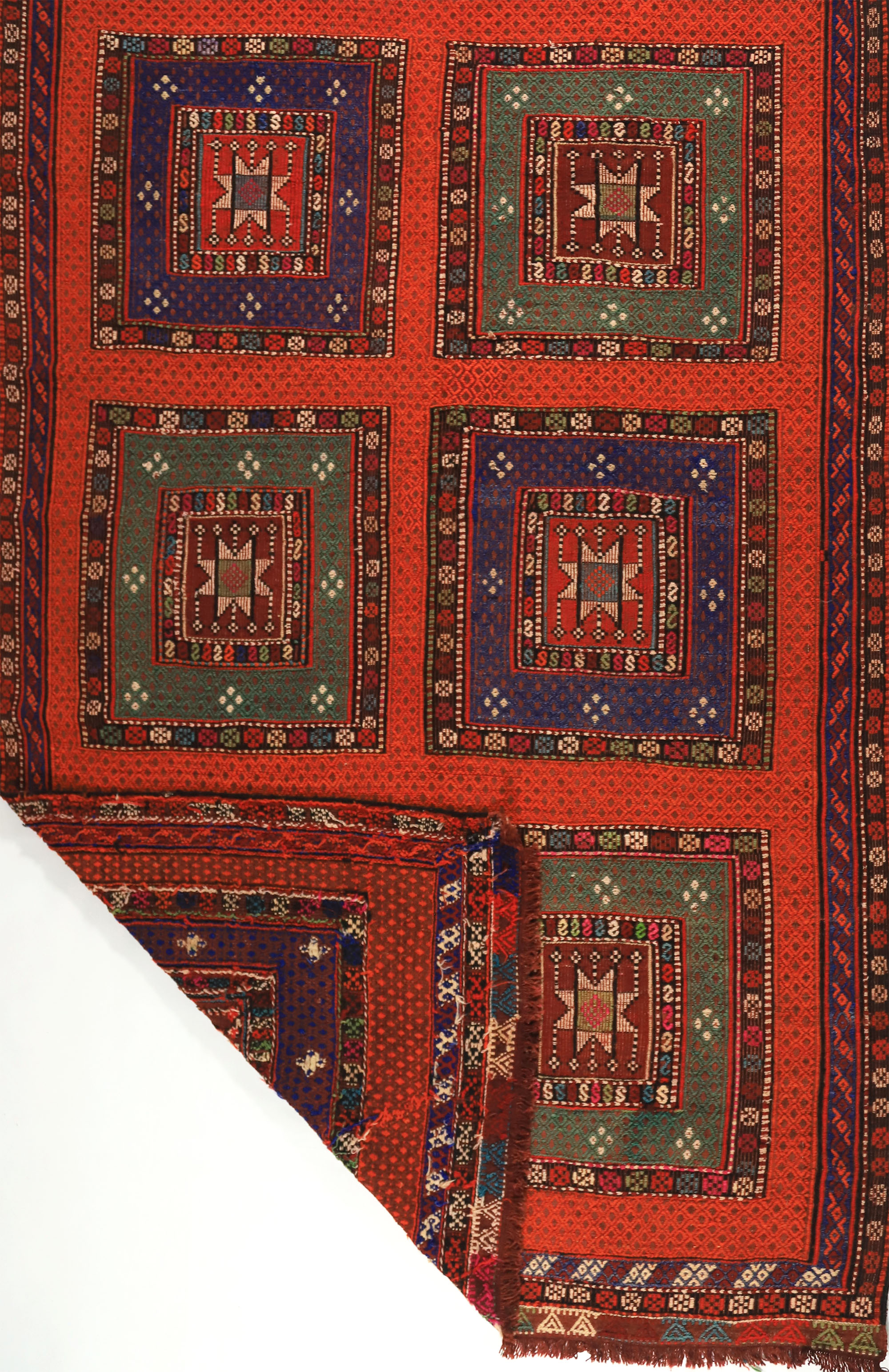 Anatolian handmade kilim rug 307 cm x 183 cm