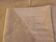 Vintage linen sheet 2 people monogrammed "AH"