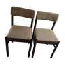 2 vintage chairs stamped Baumann
