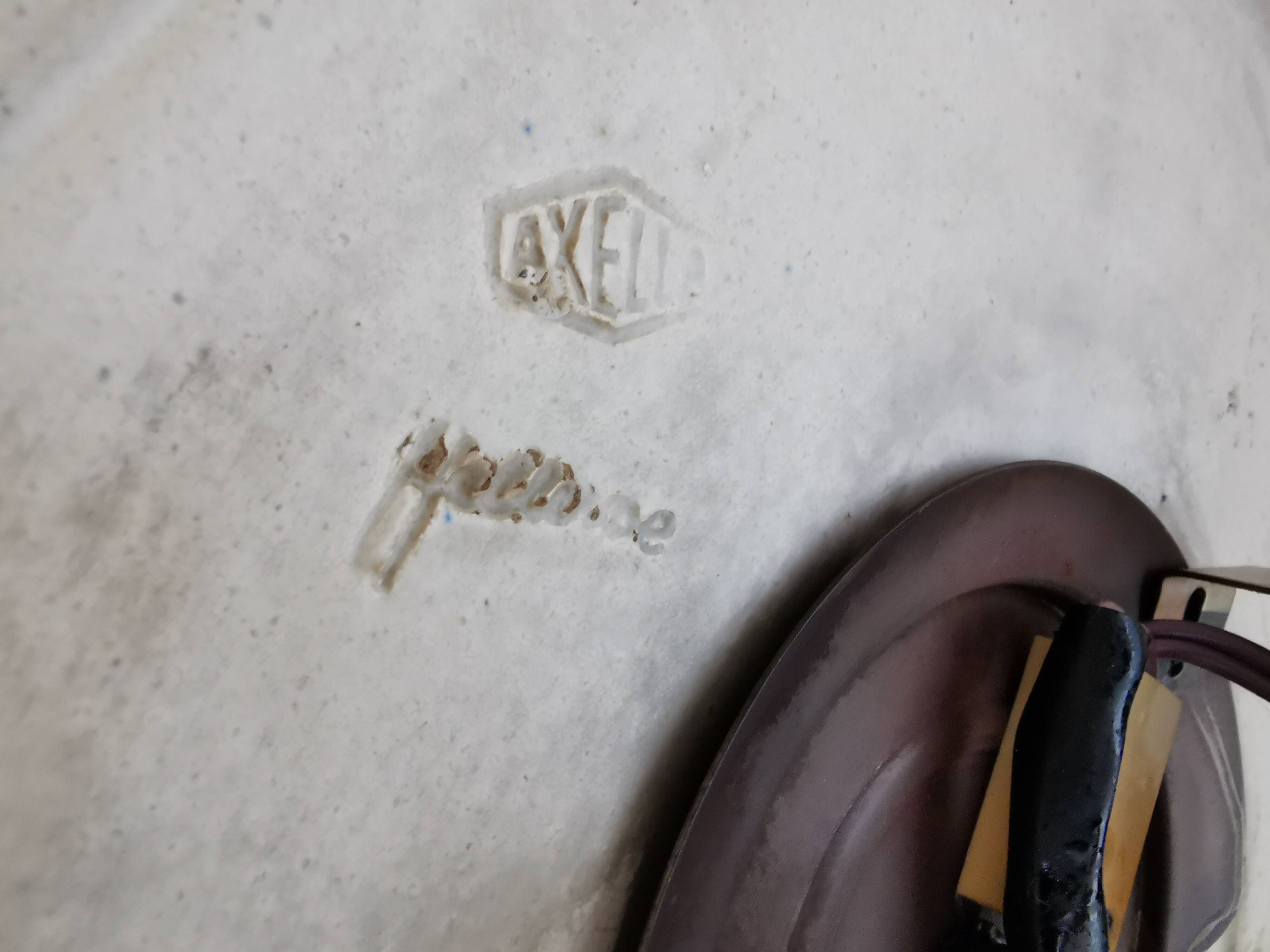 Ceramic hanging lamp by Jette Hellerøe for Axella Denmark, 1970s