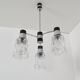Chandelier du milieu du siècle par Drukov, 1960.