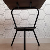 Vintage side table double tubular tops