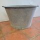 Old zinc basin 67cms in diameter