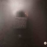 Kembo armchair in brown leatherette and beech