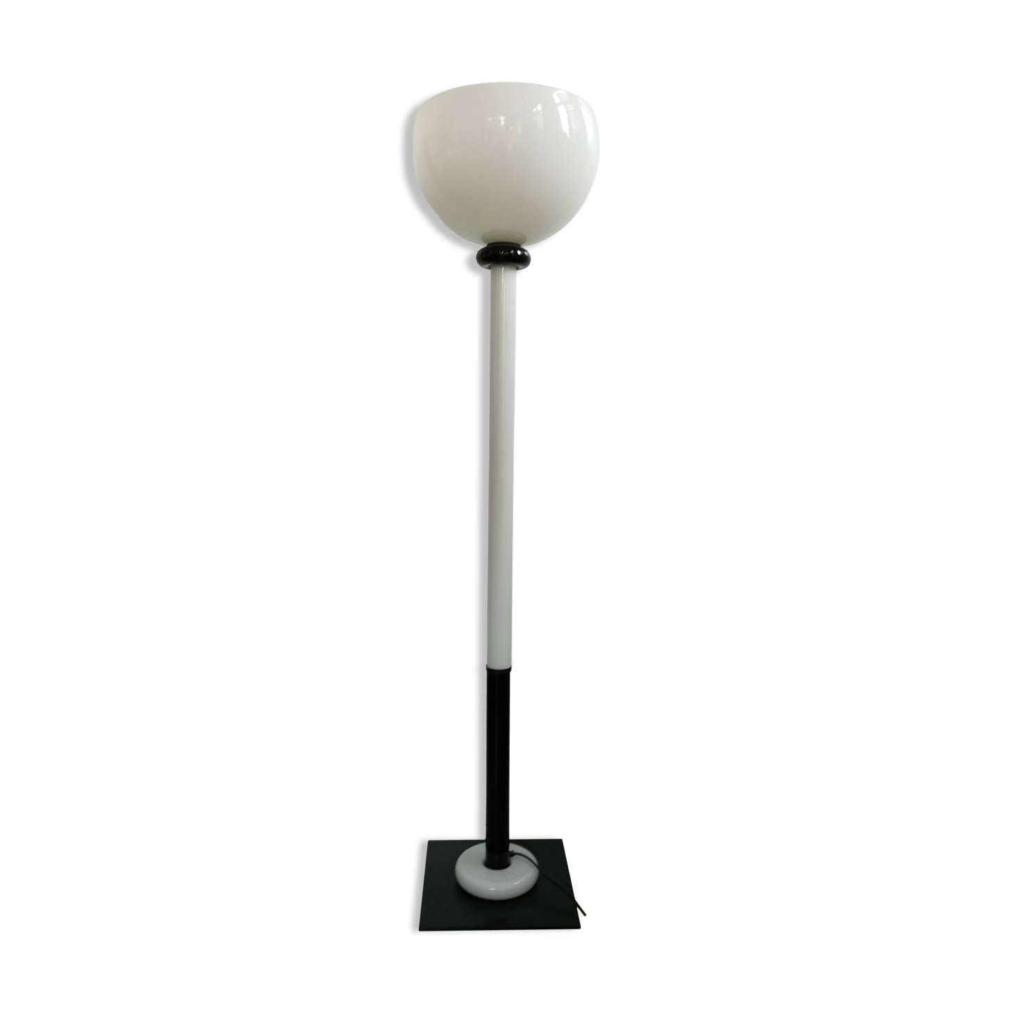 Rare signed Glass Floor lamp by Venini, italy