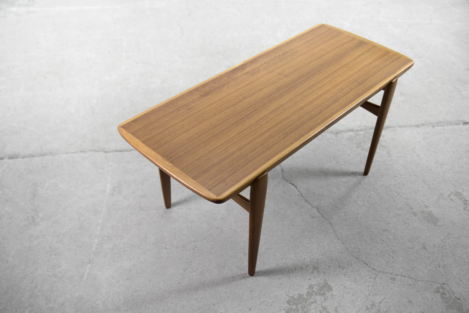 Vintage mid-century scandinavian modern teak coffee table, 1960s