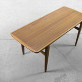 Vintage mid-century scandinavian modern teak coffee table, 1960s