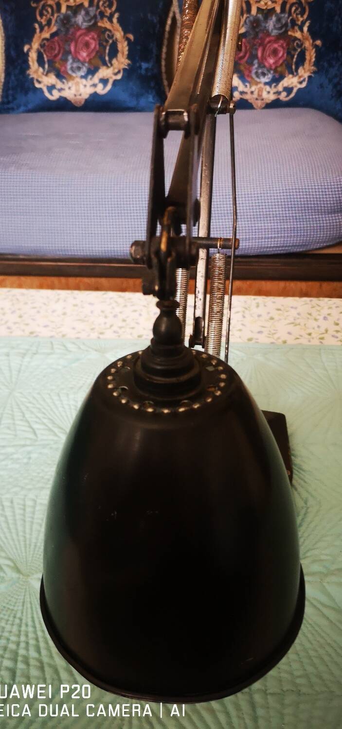 Anglepoise: large vintage architect lamp