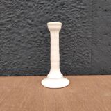 White terracotta candle holder