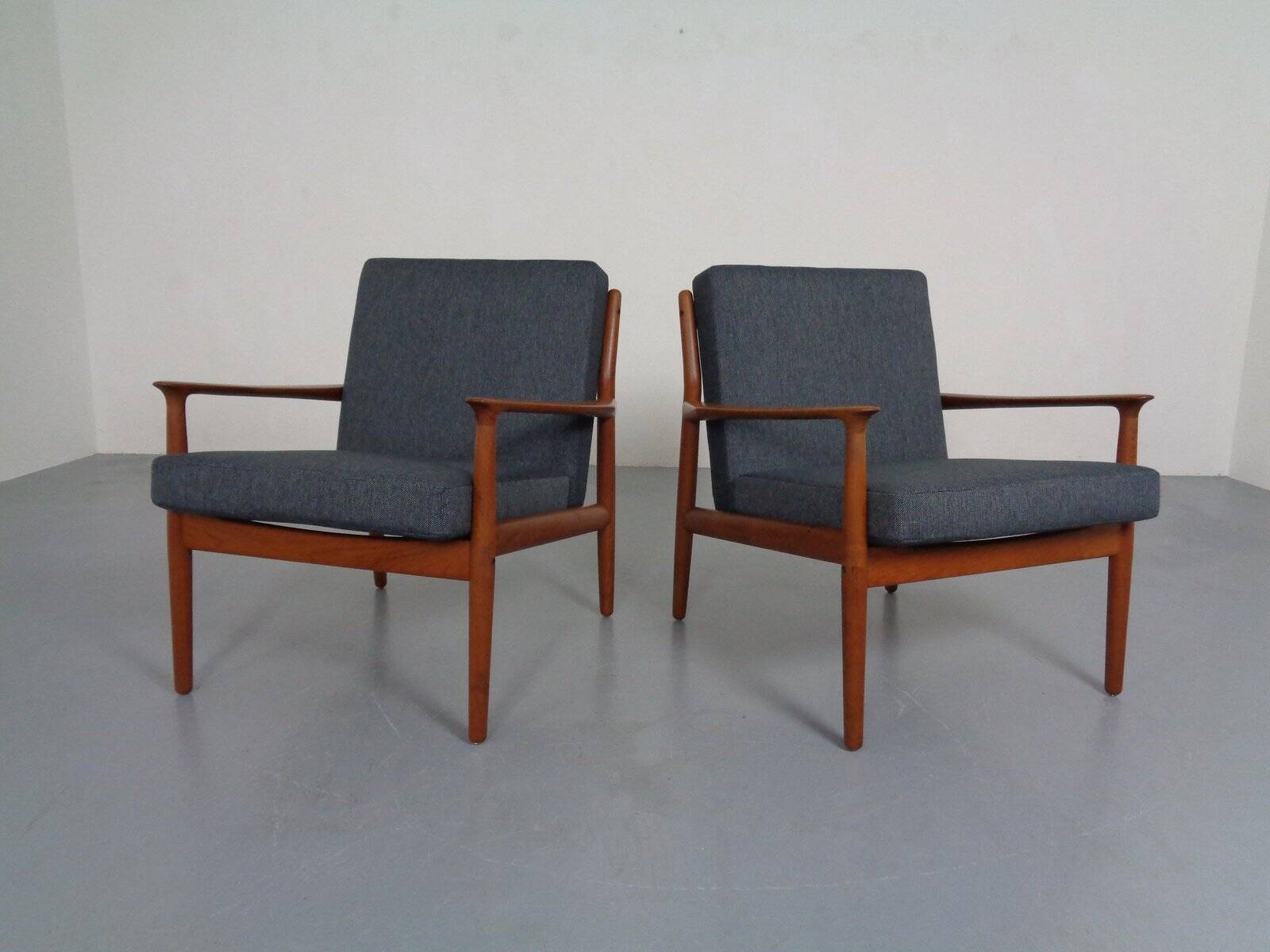 Danish Teak Armchair by Svend Aage Eriksen for Glostrup, 1960s