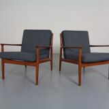 Danish Teak Armchair by Svend Aage Eriksen for Glostrup, 1960s