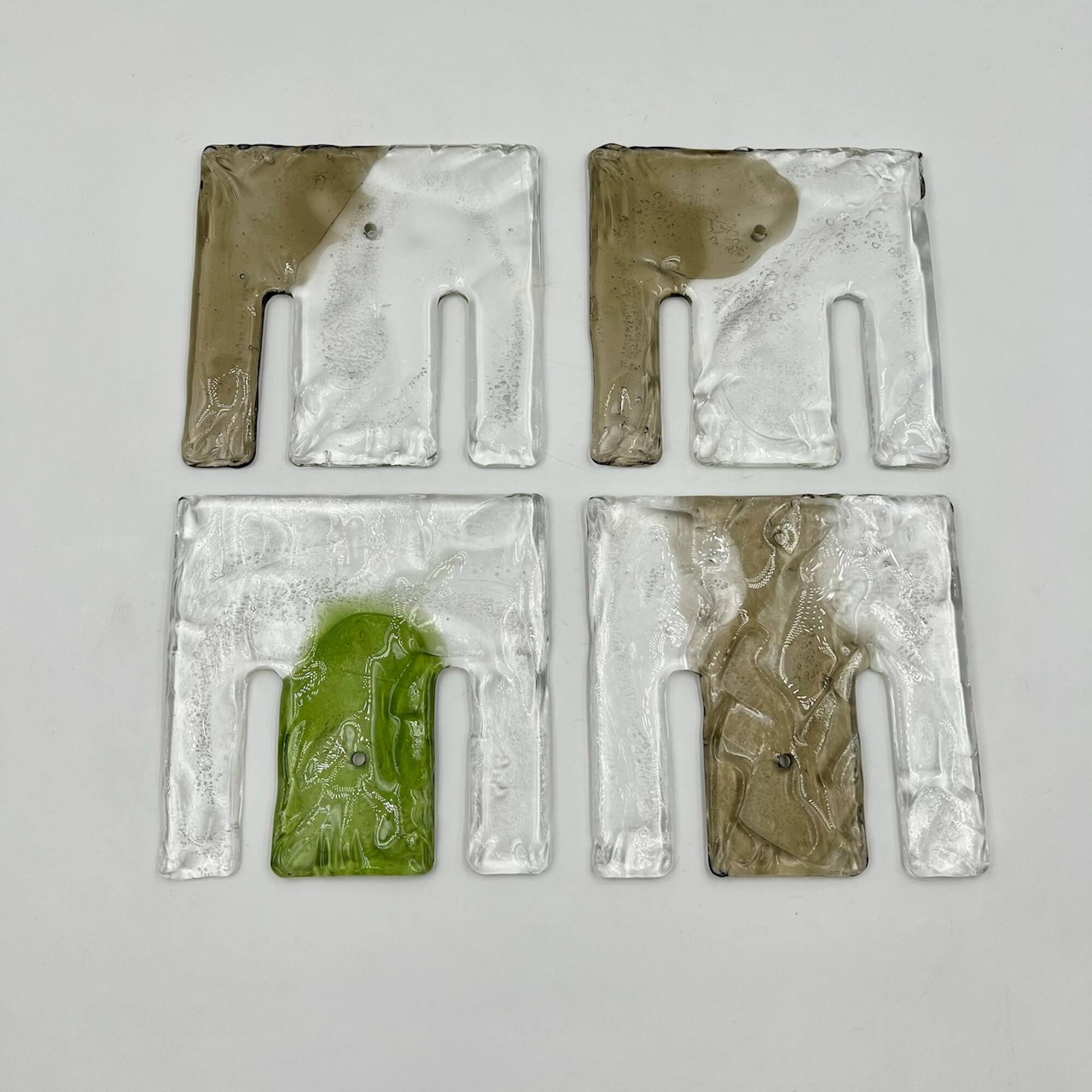 Murano Handmade Glass Table Lamp LT 361 by Carlo Nason for Mazzega, 1970s