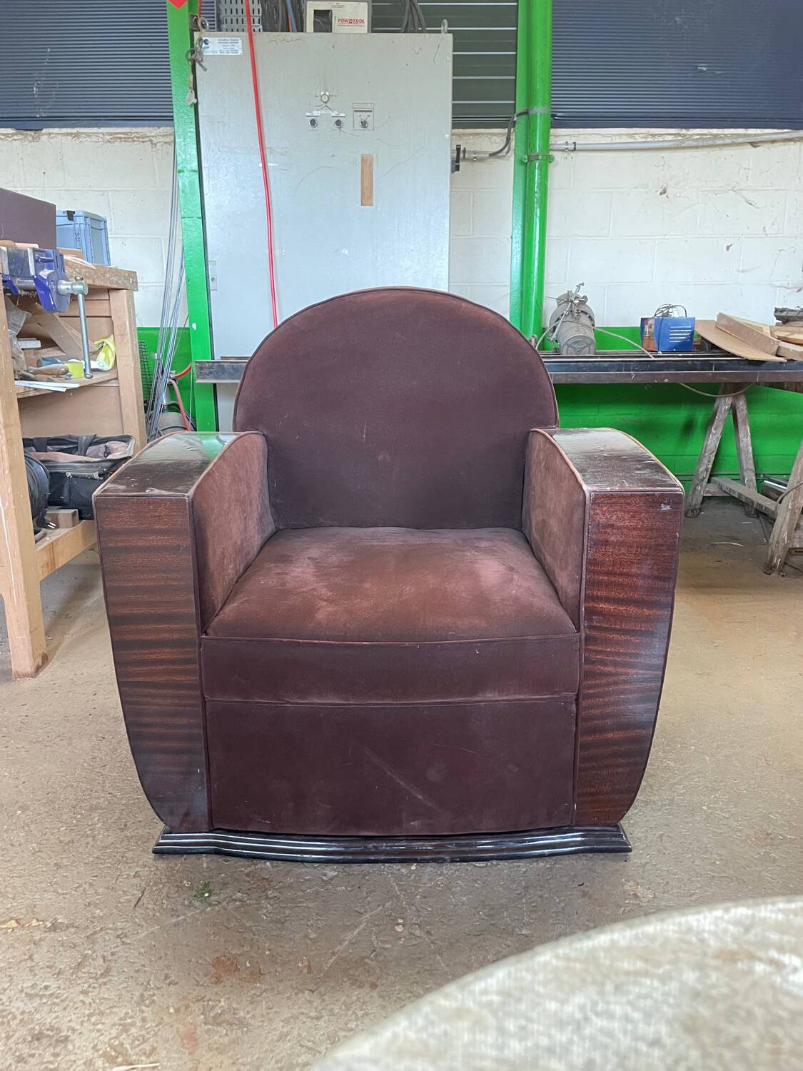 Art deco club chair