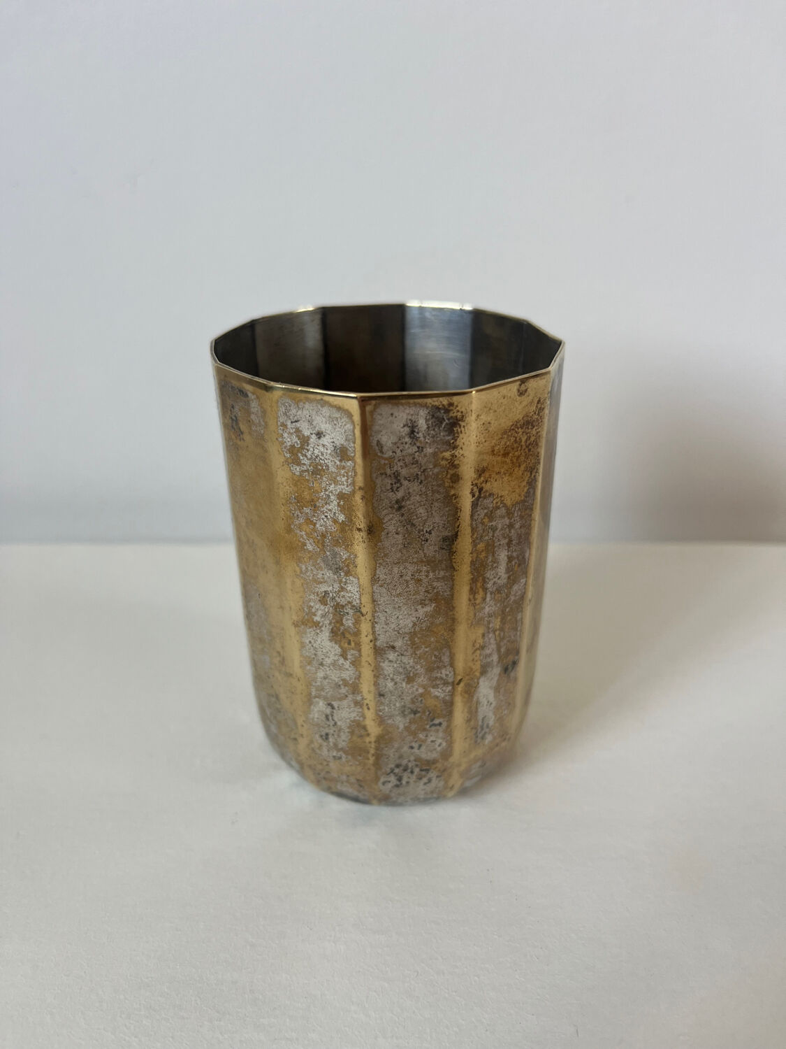 LeNôtre silver metal tumbler