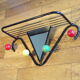 Vintage coat rack with mirror and shelf