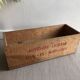 Wood advertising box "Auvergne dairy"