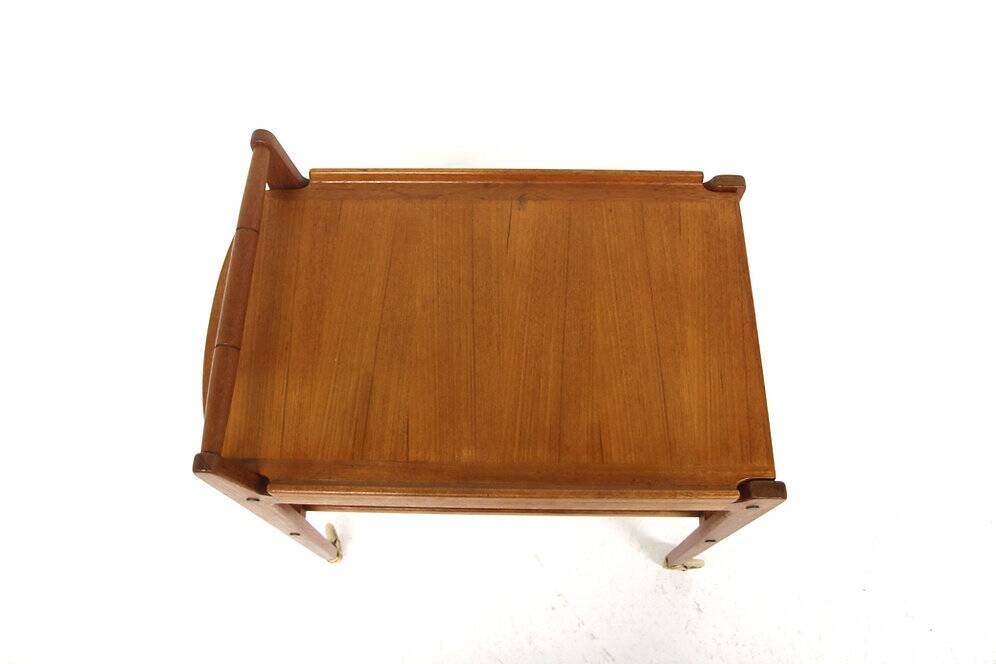 Scandinavian teak trolley "Tellus", Gustafssons Möbelfabrik, Sweden, 1940