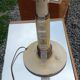 Lampe vintage des années 50 tôle, plexi et bois
