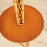 Vintage rattan floor lamp