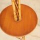 Lampadaire vintage en rotin