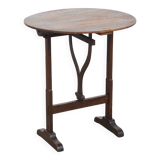 Early 19th-Century Antique Wine/Folding Table