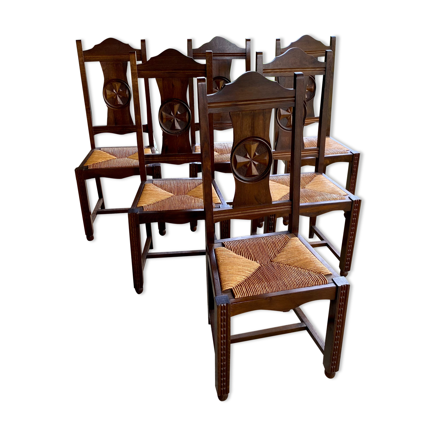 Set of 6 vintage chairs